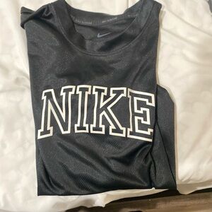 Nike Black and White Graphic Tank